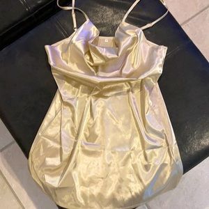 Champagne size medium slip dress